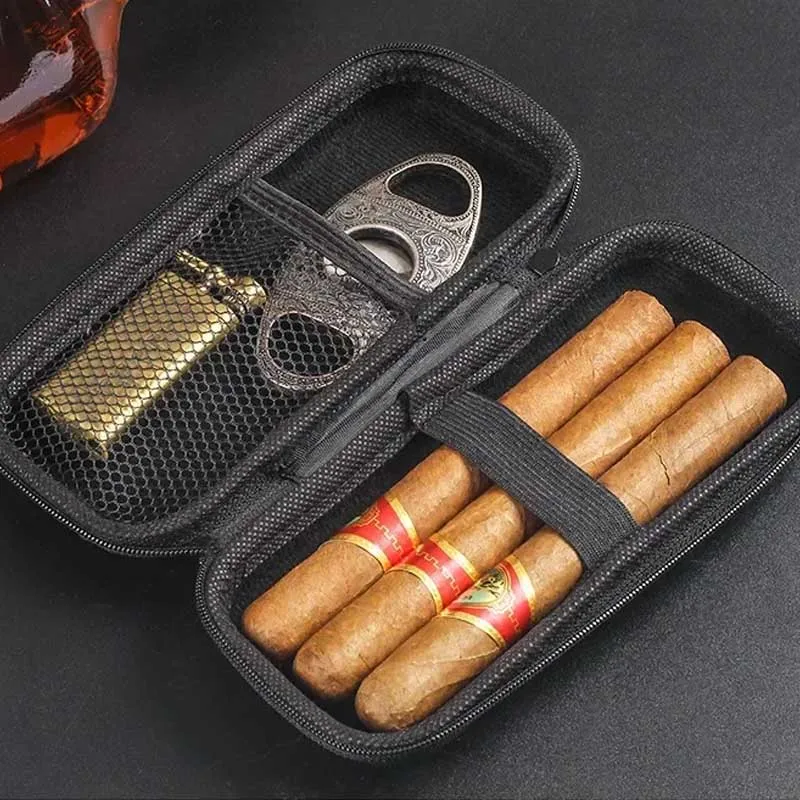 Travel Accessories And Bags - Portable Cigar Case EVA Light weight