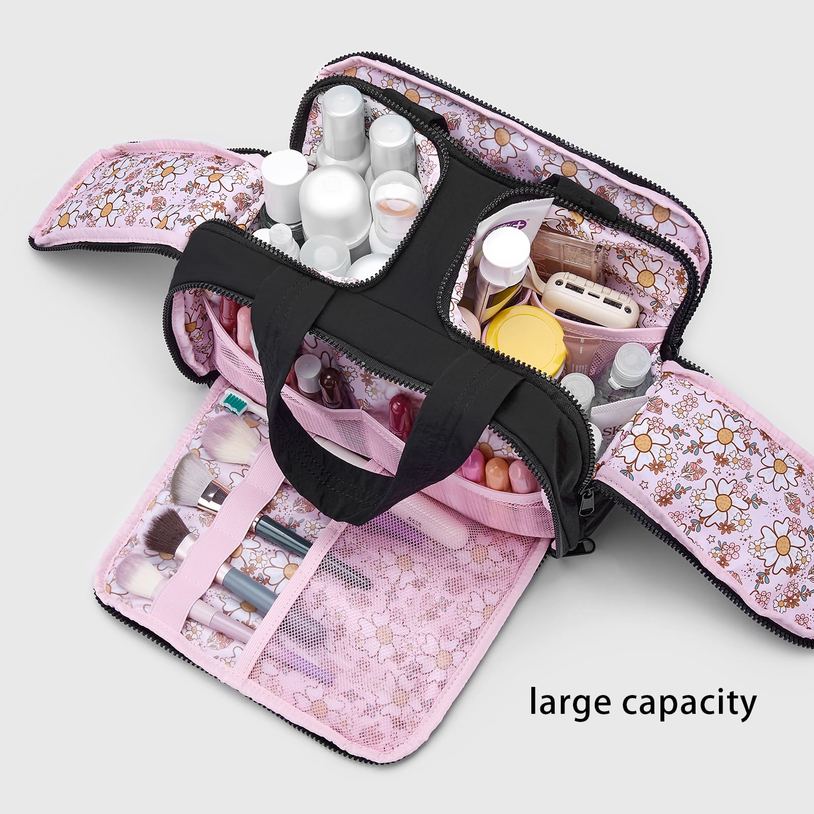 Travel Accessories Pouch For Women - Large Capacity Travel Makeup Bag for