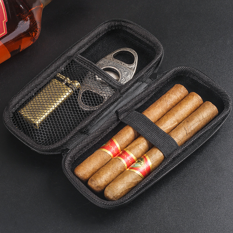 Travel Accessories And Bags - 1pc Portable Cigar Travel Case EVA