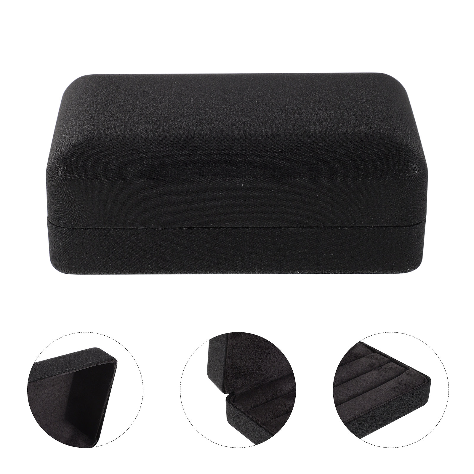 Accessories Travel Jewelry Box - Portable Black Jewelry Organizer Box Rings