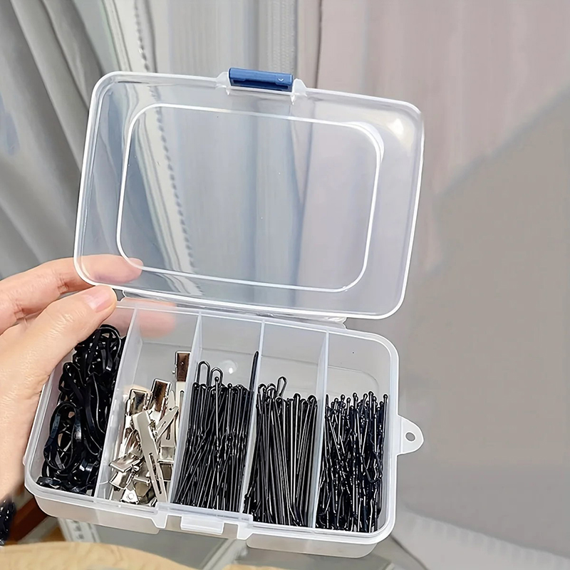 Clear 5/6-grid Portable Plasti - Accessories Travel Jewelry Box recension och pris