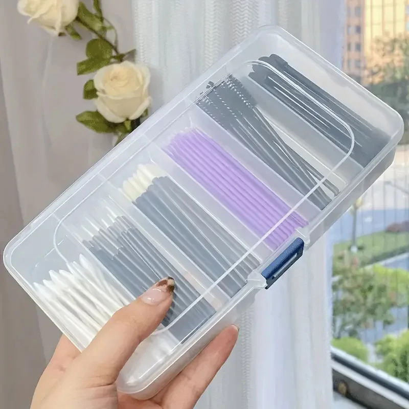 Clear 5/6-grid Portable Plasti - Accessories Travel Jewelry Box recension och pris