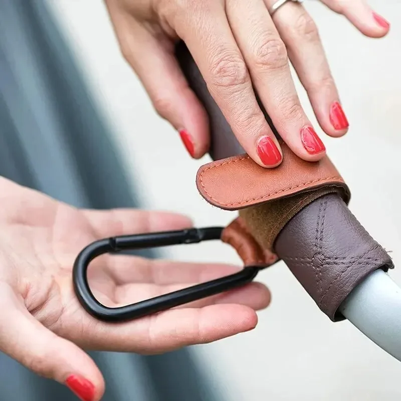 2Pcs Leather Cart Hooks Baby S - Travel Accessories For 4 Year Old recension och pris