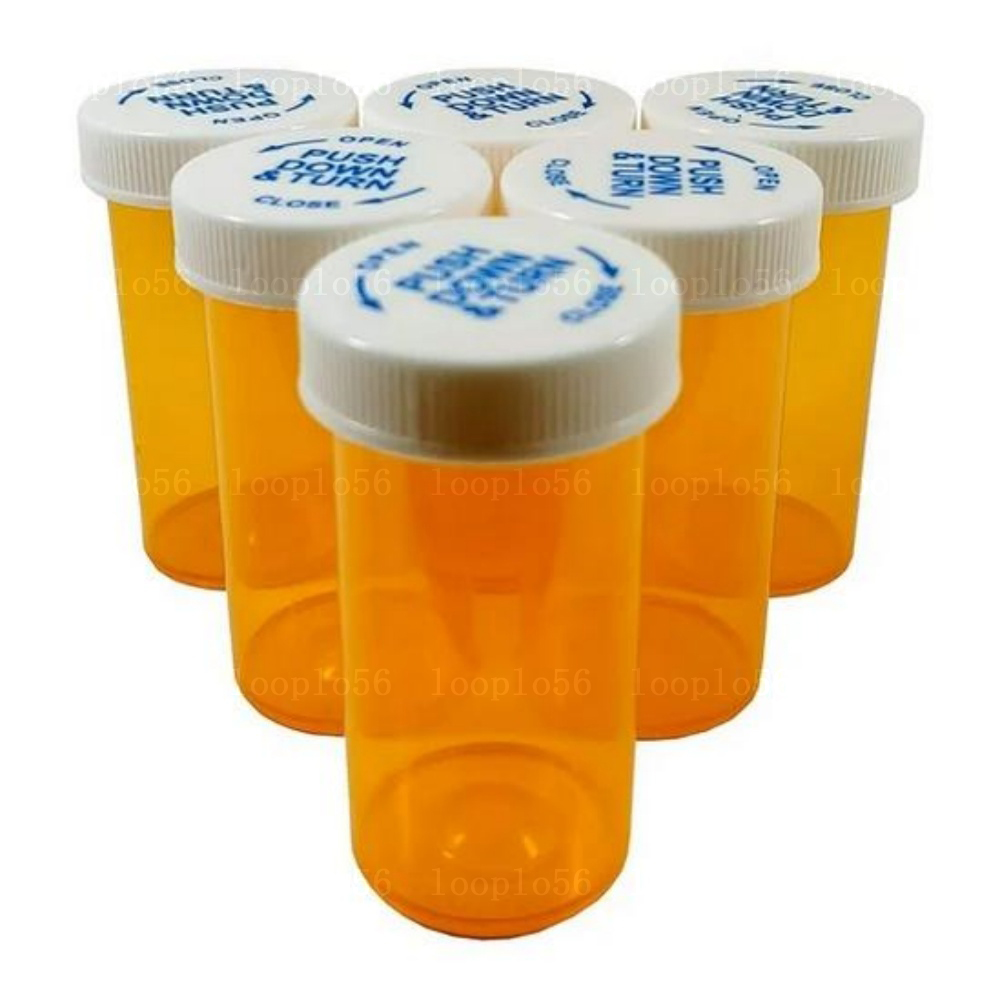 12/20 Empty Plastic Medicine P - Travel Accessories Bottles recension och pris