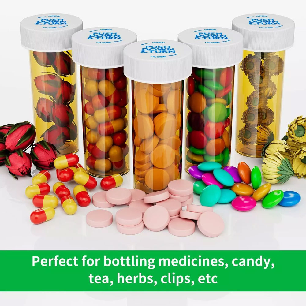 12/20 Empty Plastic Medicine P - Travel Accessories Bottles recension och pris