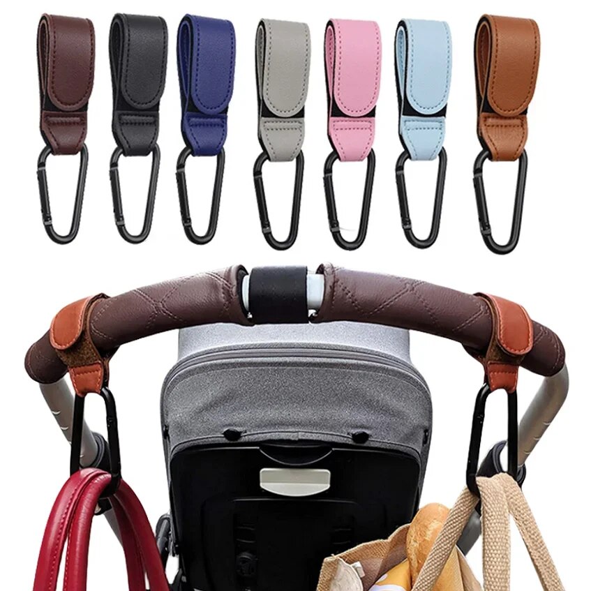 2Pcs Leather Cart Hooks Baby S - Travel Accessories For 4 Year Old recension och pris