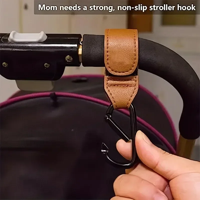 Baby Stroller Hook Fashion PU  - Travel Accessories For 4 Year Old recension och pris