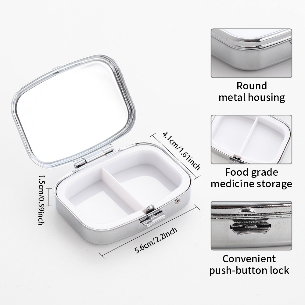 1 Square Metal Box with Shark  - Accessories Travel Jewelry Box recension och pris