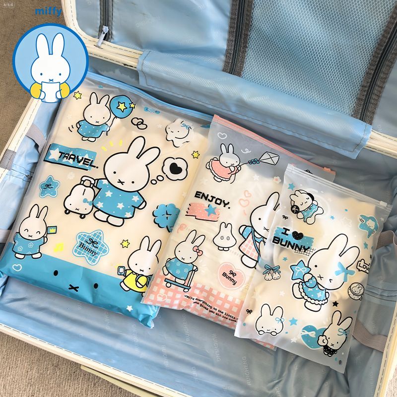 Kawaii Miffy Cartoon Storage B - Travel Accessories Pink recension och pris
