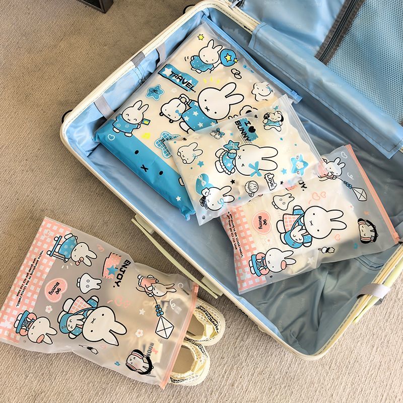 Kawaii Miffy Cartoon Storage B - Travel Accessories Pink recension och pris
