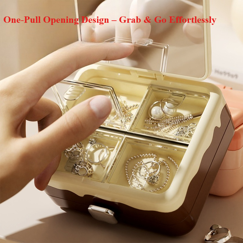 Portable Jewelry Organizer Min - Accessories Travel Jewelry Box recension och pris