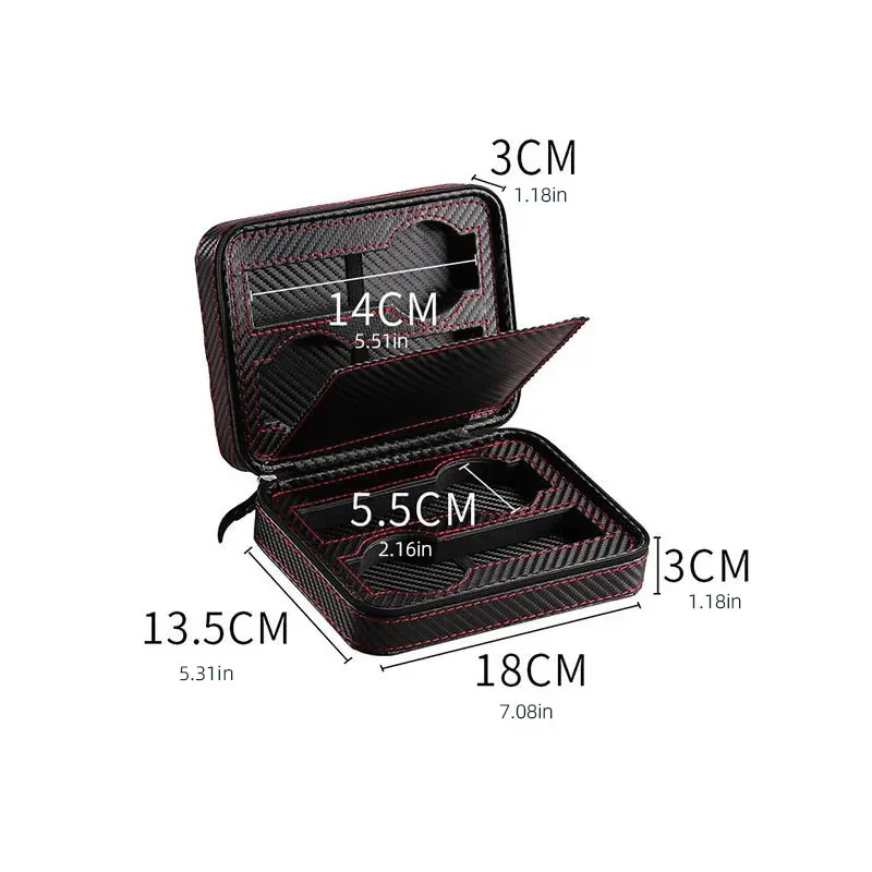 4-Slot Portable Watch Storage  - Accessories Travel Jewelry Box recension och pris