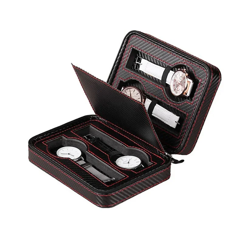 4-Slot Portable Watch Storage  - Accessories Travel Jewelry Box recension och pris