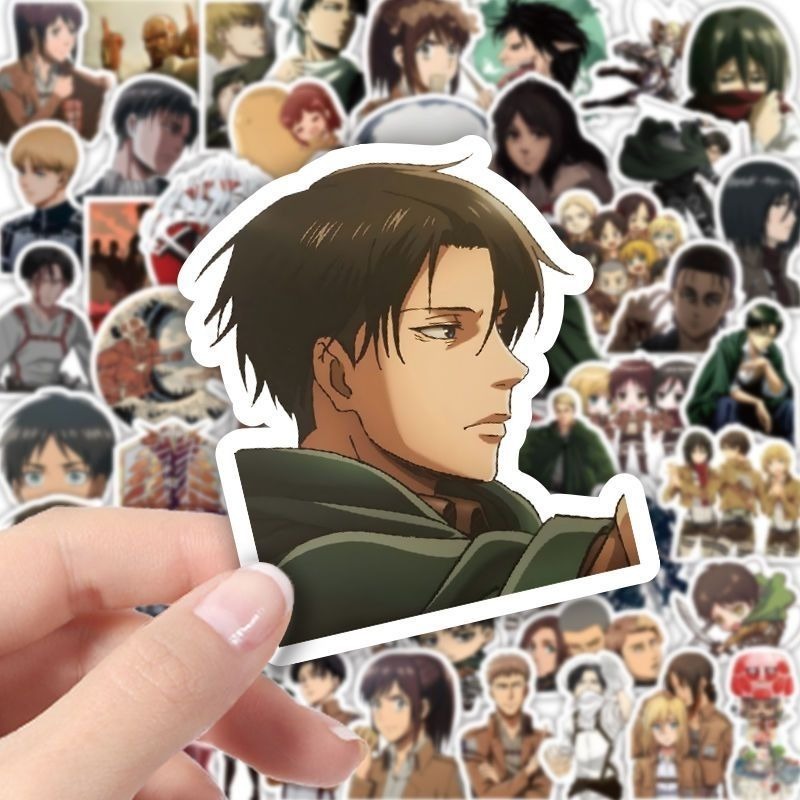60Pcs Attack on Titan Anime St - Travel Accessories Cute recension och pris