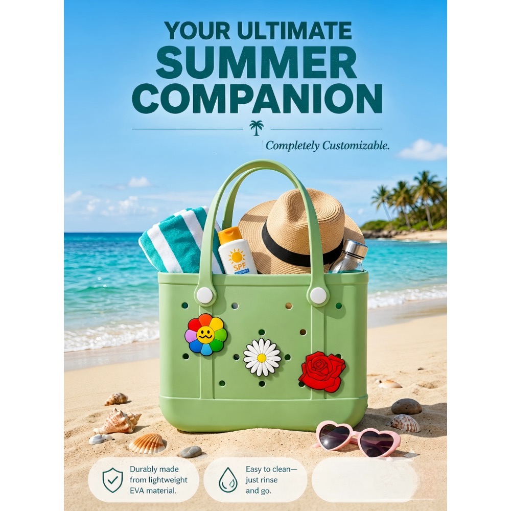 Ladies Oversized Rubber Beach  - Travel Accessories And Bags recension och pris