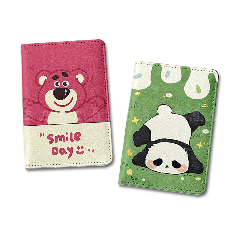 Cute Panda Passport Cover Girl - Travel Accessories Pink recension och pris