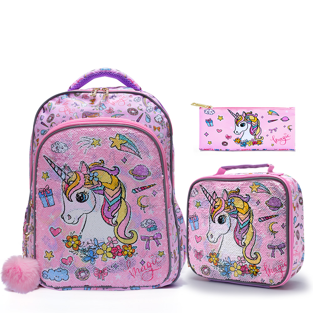 3PCS Kids Travel Bag, Luggage  - Travel Accessories Pink recension och pris