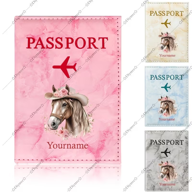 Personalized Custom Elegant Pa - Travel Accessories Pink recension och pris