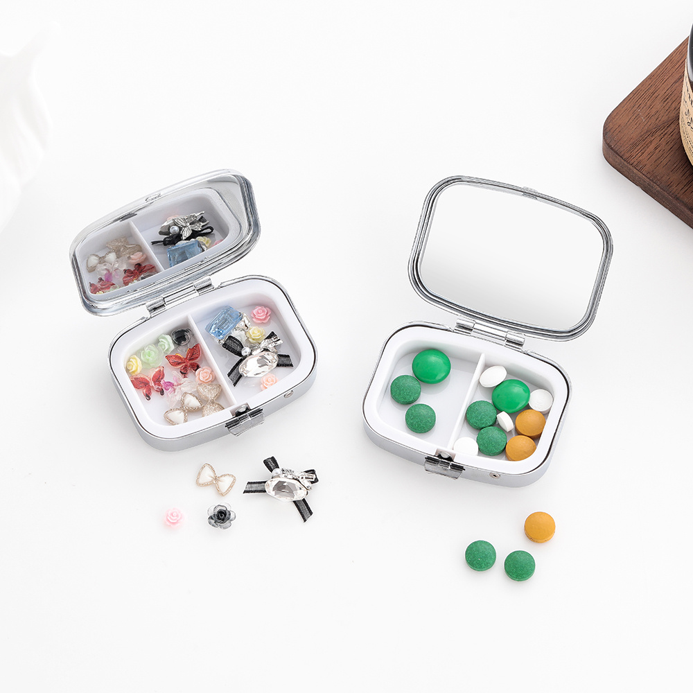Portable Double-Compartment Me - Accessories Travel Jewelry Box recension och pris