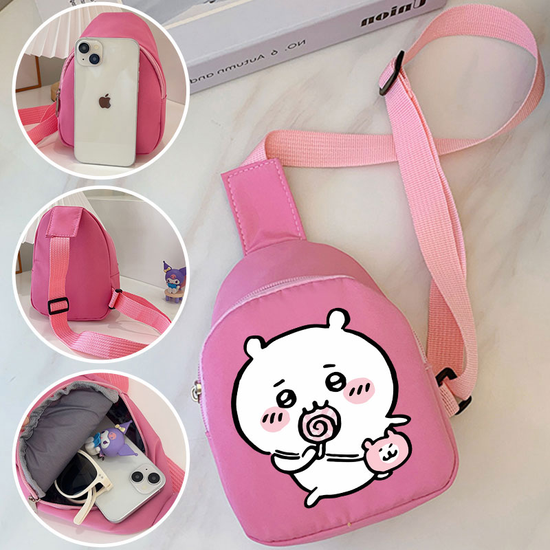 Crossbody Bag for Chiikawa‘s C - Travel Accessories Pink recension och pris