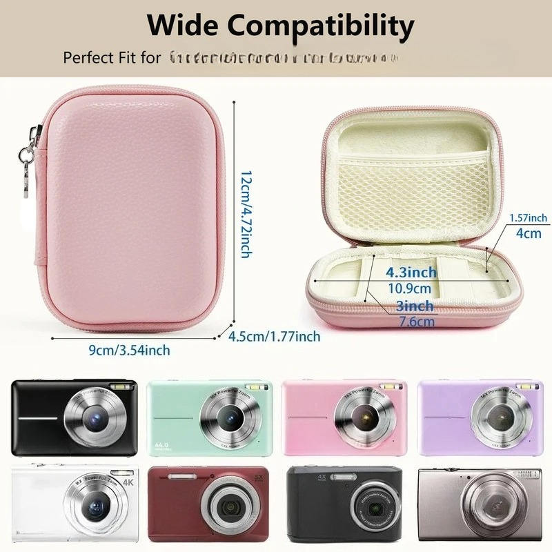 Digital Camera Case Bag Small  - Travel Accessories Pink recension och pris