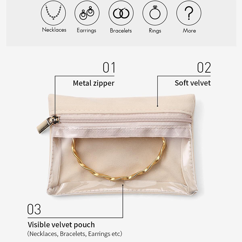 Z. Portable Velvet Jewelry Box - Accessories Travel Jewelry Box recension och pris