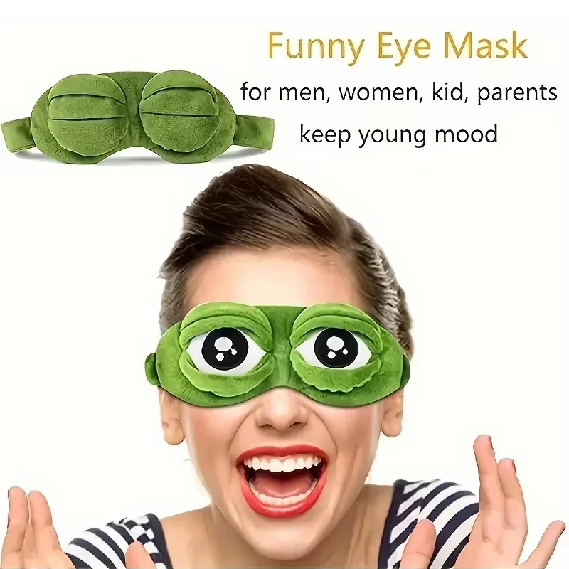 Frog Shaped Eye Mask Party Gam - Travel Accessories Cute recension och pris