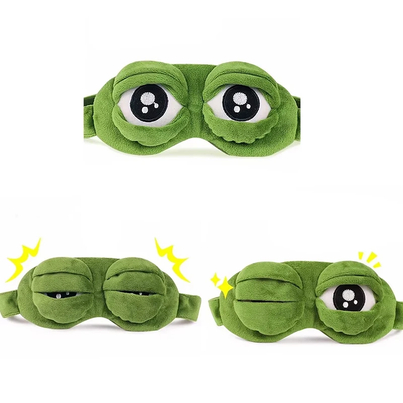 Frog Shaped Eye Mask Party Gam - Travel Accessories Cute recension och pris
